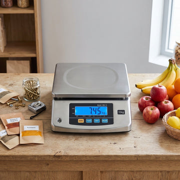 Commercial 10 kg weighing scales for grocery, hardware, sweet shop, and seafood counter use