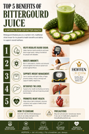 5 Backed Benefits of Bitter Gourd (Karela) Juice for Your Health
