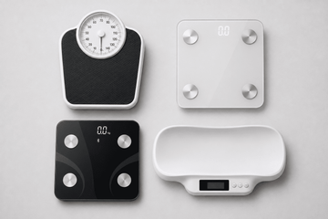 Digital, analog, smart body composition, and baby weighing machines for accurate human weight tracking