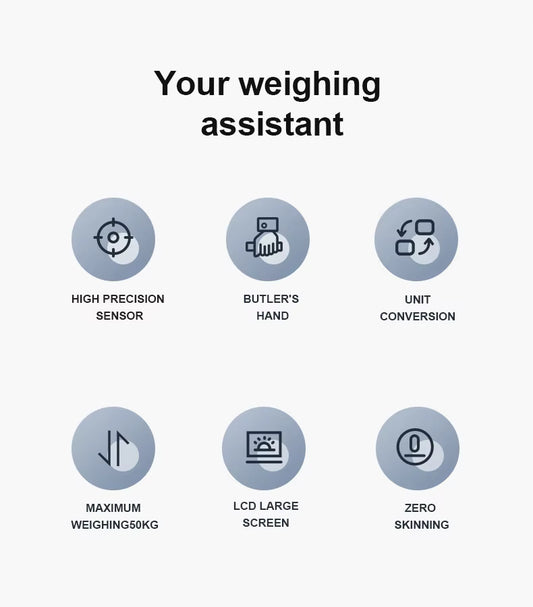 Ace మినీ 200kg పోర్టబుల్ LCD డిజిటల్ క్రేన్ స్కేల్, మన్నికైన ప్లాస్టిక్ నిర్మాణ బాడీ మరియు 2 సంవత్సరాల వారంటీతో