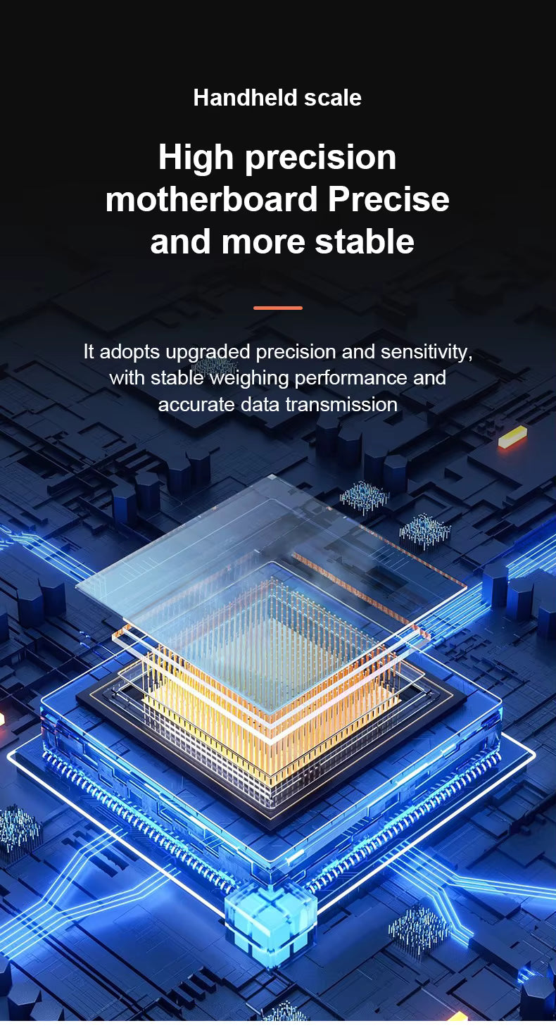 High precision motherboard and sensors for accurate and stable reading.