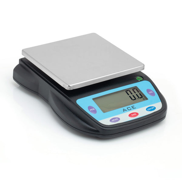 Ace Silver Jewelry Weighing Electronic Digital Precision Scale for Jewellery, Retail, Laboratory & Industrial Use – 6000g x 0.1g Weighing Machine with LCD Display