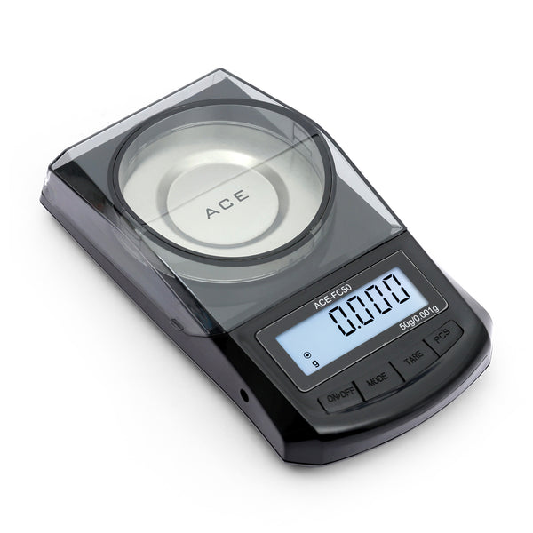 Ace Pocket Type Laboratory & Diamond Jewellery Weighing Scale – 50g x 0.001g Digital Precision Scale for Gold, Gemstone & Analytical Use