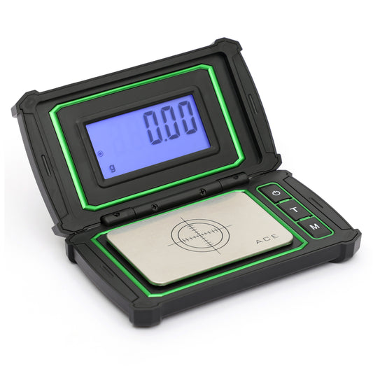 Digital Pocket Scale, 500g x 0.01g Precision, Jewellery and Chemical Weighing, Portable Home & Goldsmith Use,Portable Gold Weighing Machine for Accurate Measurements with Digital Display
