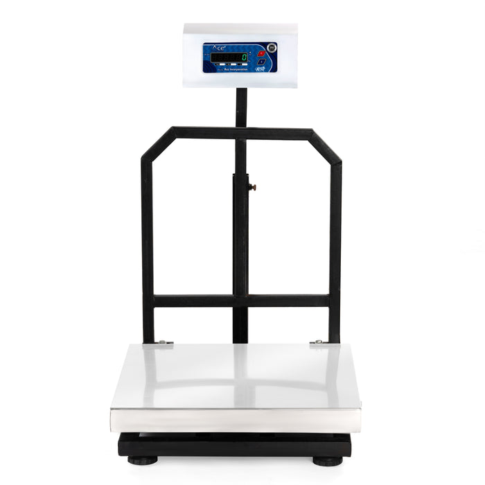 Ace New Electronic Digital Platform Weighing Scale 600x600mm Stainless Steel | 300kg Capacity, 50g Accuracy | US F.D.A Approved, ISO Certified Digital Weight Machine for Shop, Warehouse, Industrial Use