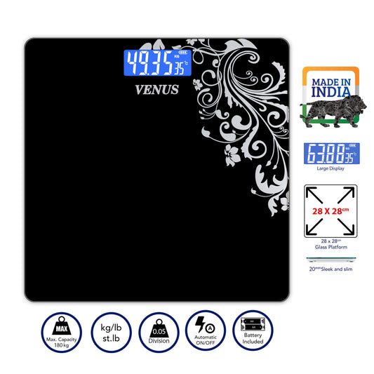 Venus New Design | Divine Diva General Home Bathroom 180kg Body Scale Customized Human Weighing Balance Scale