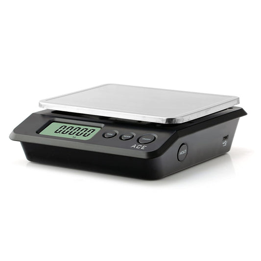 Ace Multipurpose Electronic Digital Weighing Scale for Kitchen, Home, Retail store , Postal Scale Capacity 30 kg*1 g ( With Adaptor )