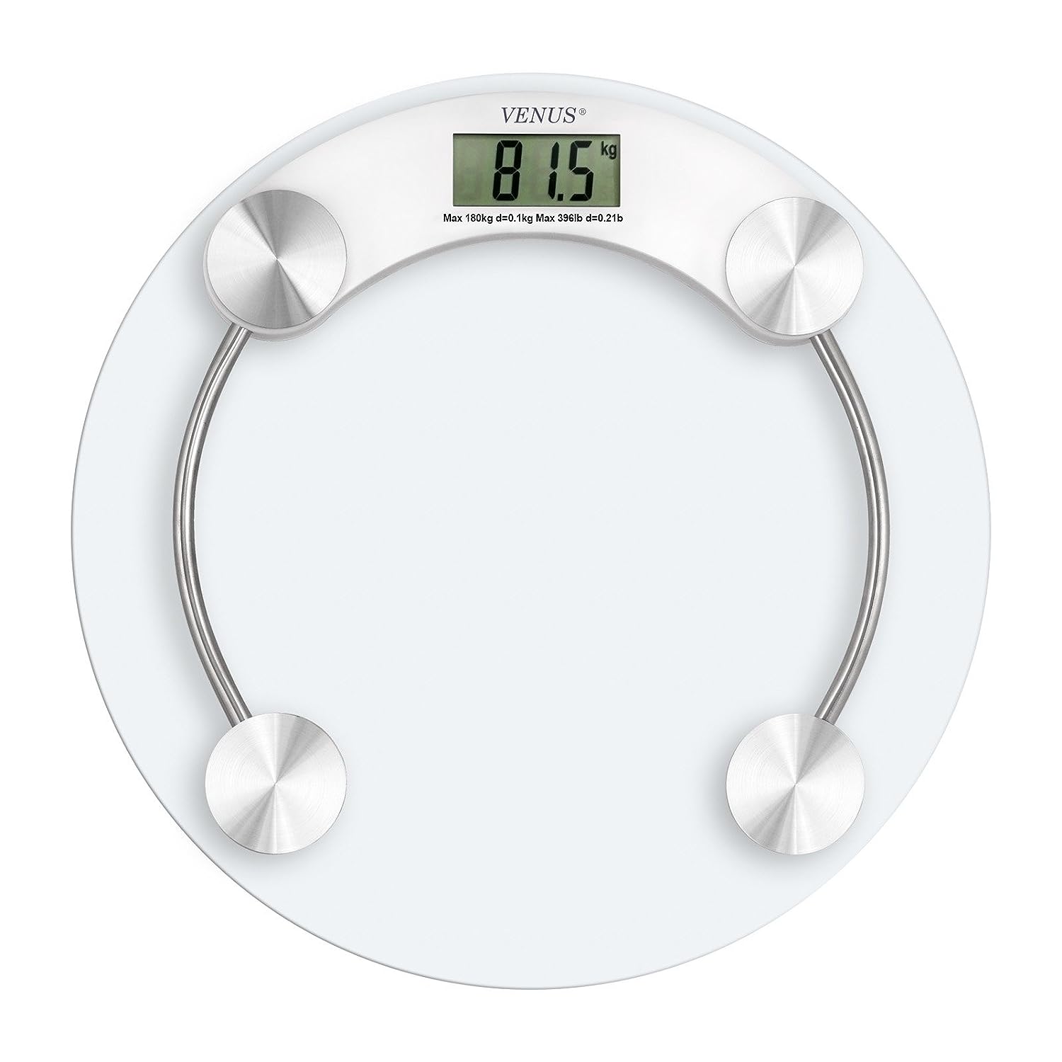 Venus Digital Body Weight Personal Weighing Scale (Transparent)