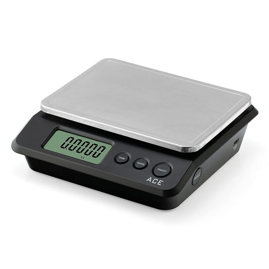Ace Multipurpose Electronic Digital Weighing scale for Kitchen, Home, Retail store, Postal Scale Capacity 15 kg*500 mg ( With Adaptor)