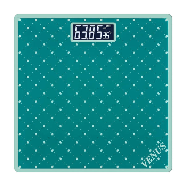 Venus Electronic Digital Weight Machine for Body Weight – Personal Bathroom Weighing Scale with LCD Display, High Precision, Battery Included, EPS-2599 Series, A Made in India Product
