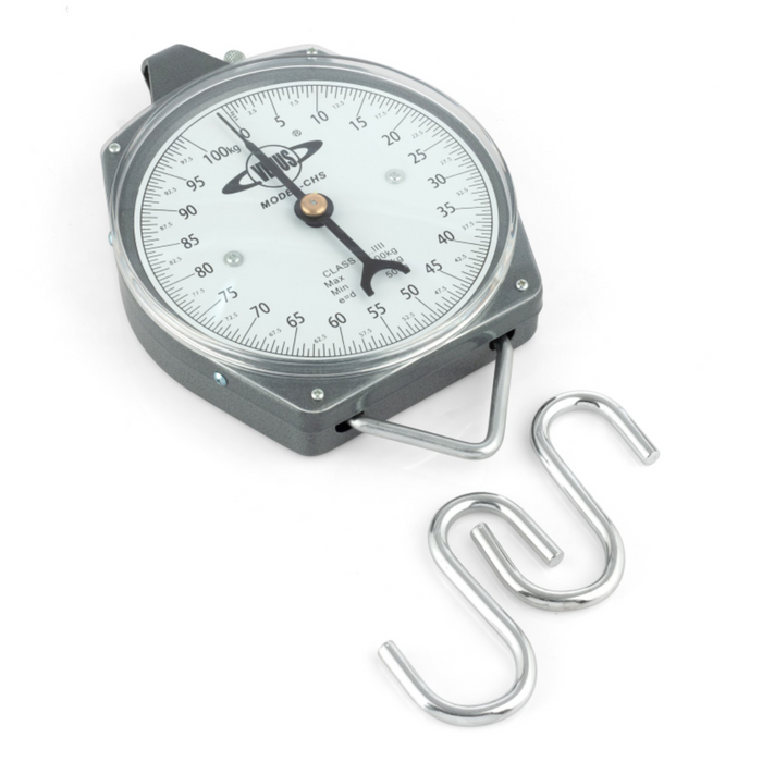 Venus Mechanical Hanging Weighing Scale for Shop, Farm & Mandi – S-Type Hook, 25-200kg