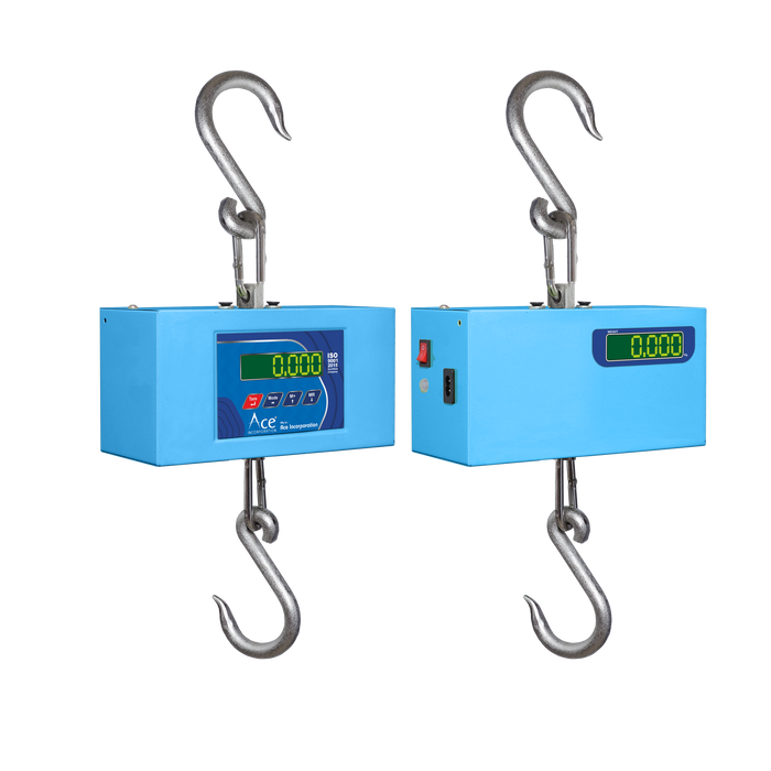Omace C-200 Industrial Hanging Crane Scale 200kg / 50g – Heavy Duty Crane Weight Machine with Green LED