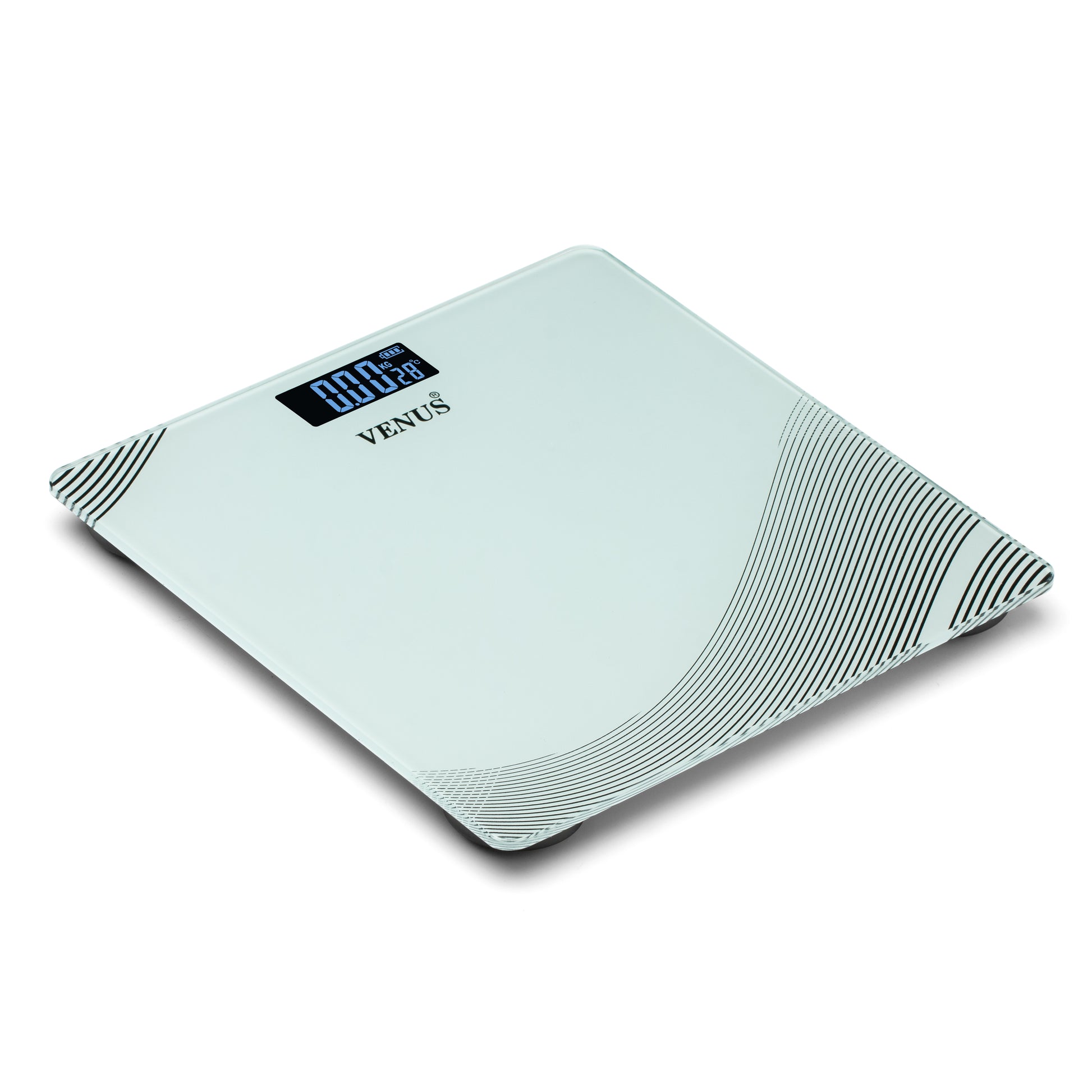 Digital bathroom scale with 'Venus' branding on a white background