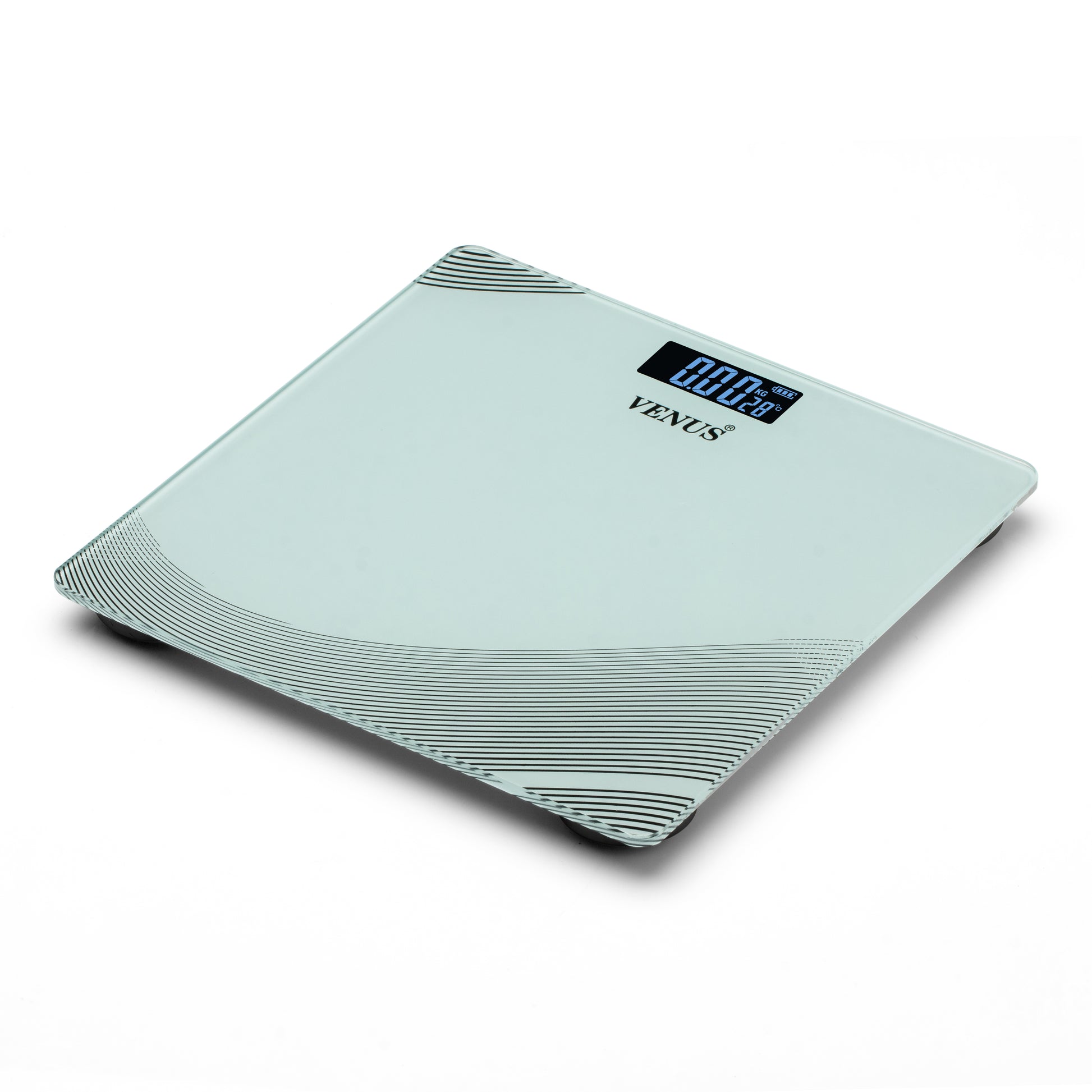 Digital bathroom scale with 'Venus' branding on a white background