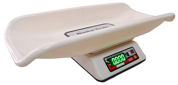 Ace KS-811 Rechargeable Digital Baby Weighing Machine – 30kg, Green LED Display, Battery & AC Adaptor