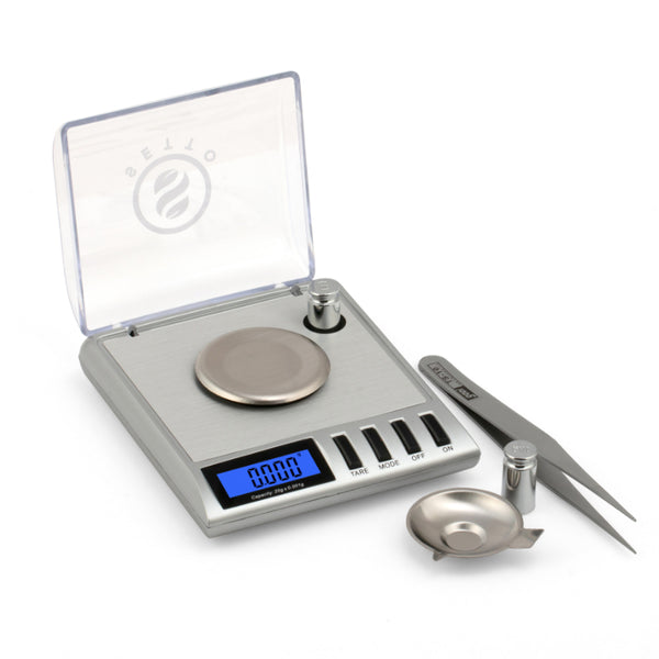 Ace GM 30 GOLD Pocket Analytical Scale – 30g x 0.001g Diamond & Jewellery Precision Weighing Scale with Calibration Kit, Flip Cover & Stainless Steel Platform