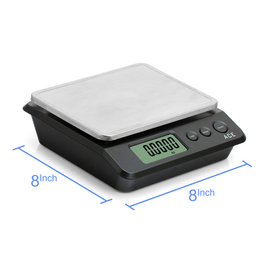 Ace 15kg 0.5g CE Certified scale with professional bench Performance in a Compact Jewelry weighing Scale Design
