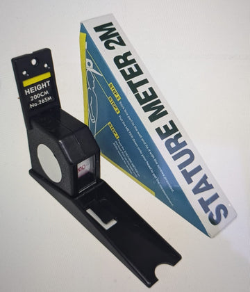 2మీ/200సీఎం రోల్ రూలర్ వాల్ మౌంటెడ్ గ్రోత్ స్టాట్యూర్ మీటర్ హైట్ టాల్ మెజర్ మెజరింగ్ టేప్ (సెం.మీ/అంగుళాలు)