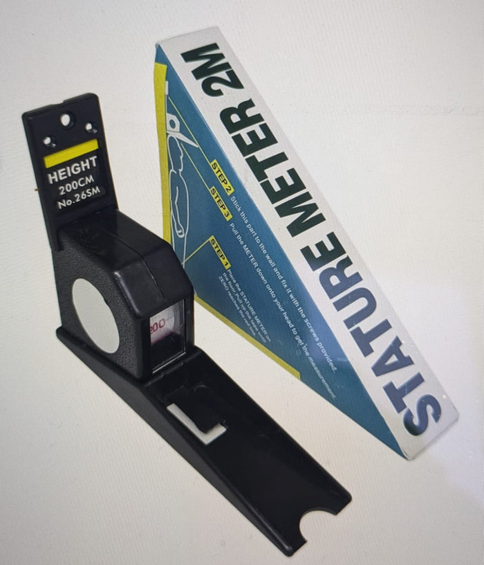 2m/200cm Roll Ruler Wall Mounted Height Measuring Tape – Kids Height Chart & Growth Stature Meter (SM-001)