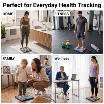 Hoffen HO-18 digital scale used for home, fitness, family and wellness weight tracking