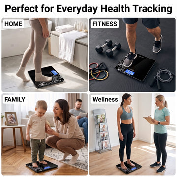 Venus EPS-6399 digital scale used for home, fitness, family and wellness weight tracking